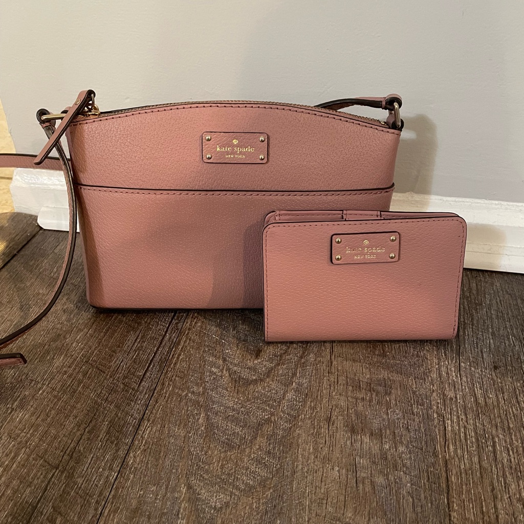 Kate Spade Satchel And Matching Wallet